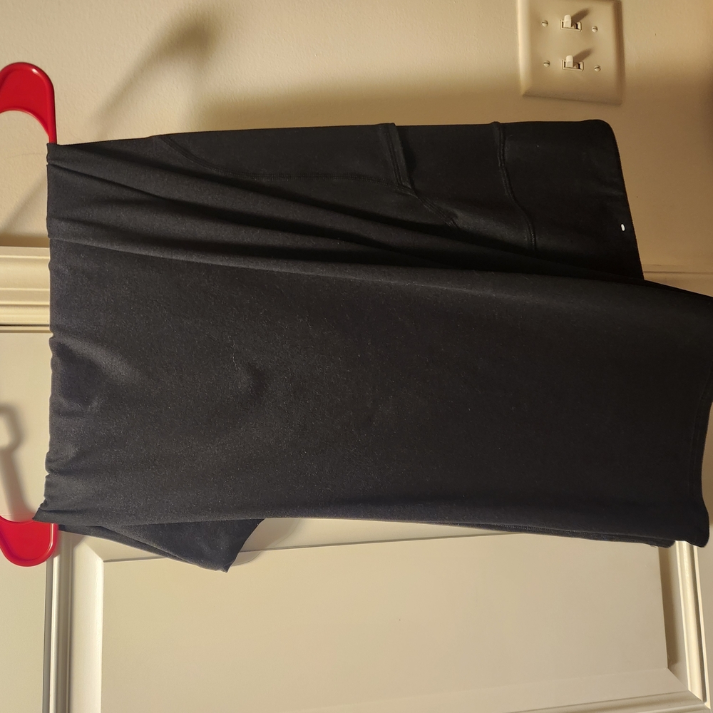 Black Boocut Yoga Pants